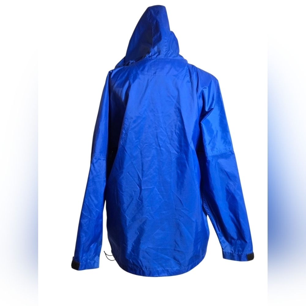L.L. Bean Outdoors Royal Blue Fishermancore Rain Jacket - Picture 4 of 9